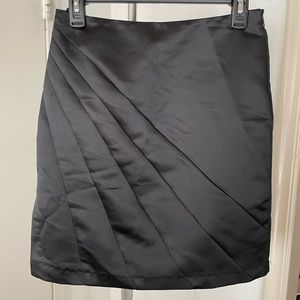 Express black satin skirt. Size 1/2